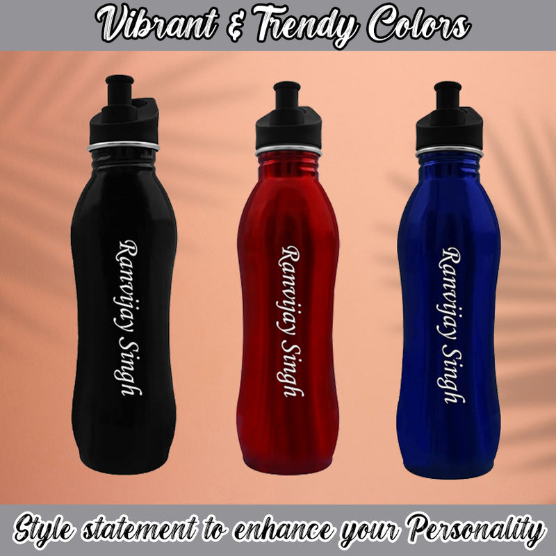 Customized Sipper Water Bottle with Name engraved (750 ml)