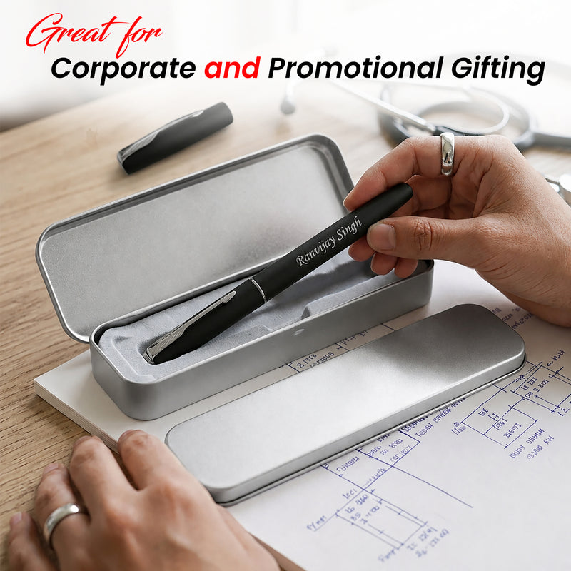 Customized Parker Roller Pen with Name Engraved.