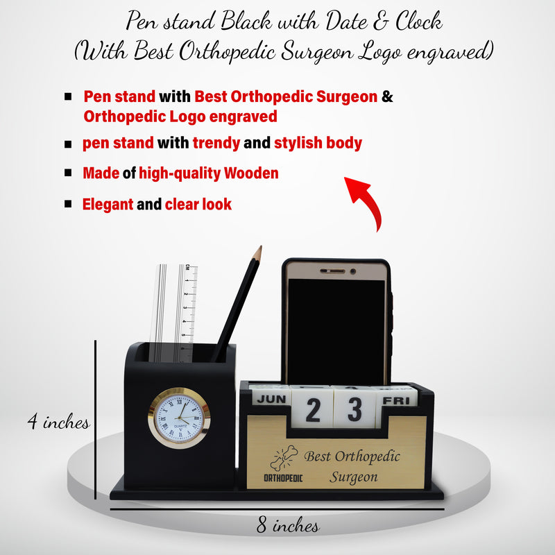 Orthopedic Combo- Pen & Penstand with Orthopedic Logo Engraved.