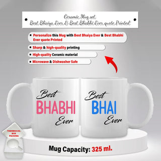 Men's Wallet & Sling Bag with Best Bhaiya/Bhabhi Mug Set.