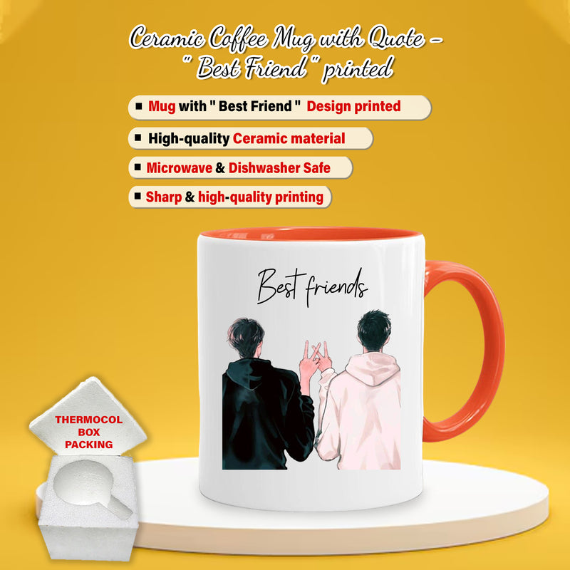 Male Friendship Day Gift Combo- Mug & Bracelet.
