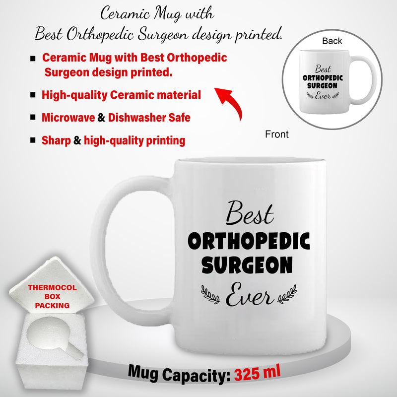 Orthopedic Gift Set- Bottle with Orthopedic Logo & Orthopedic Doctor Theme Mug