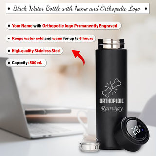 Custom Orthopedic Gift Set - Bottle, Engraved Pen & Logo Diary.