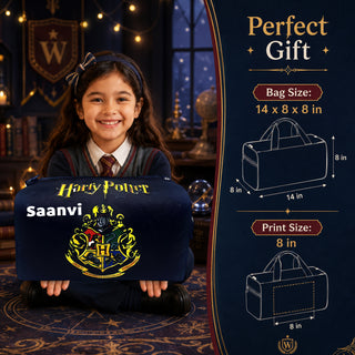 Kid's Travel Duffle Bag with Name Printed - Duffle Bag for Kids