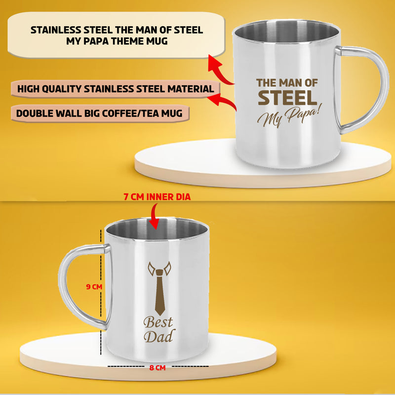 Custom Stainless Steel Mug – Father’s Day Gift.