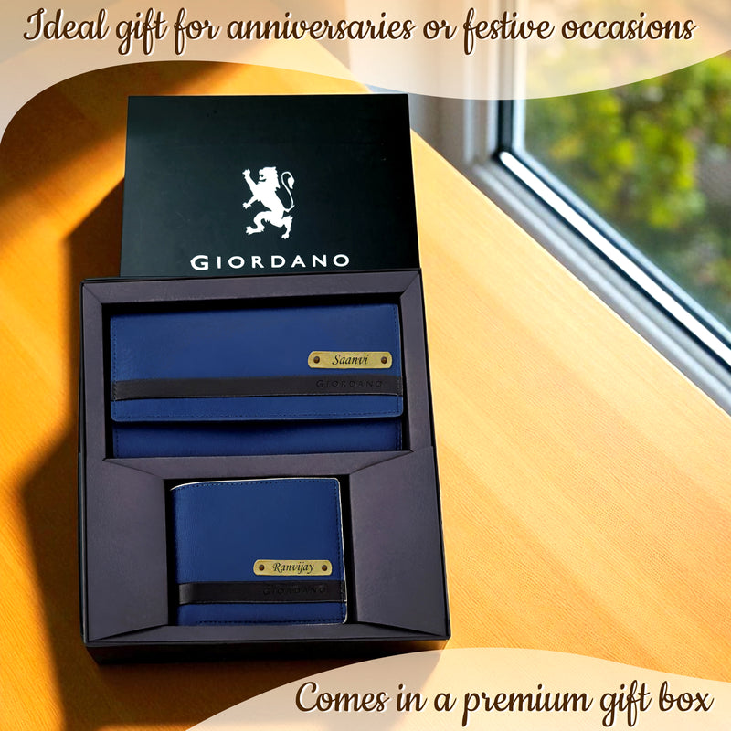 Customized Giordano Premium Wallet Combo For (His & Hers)