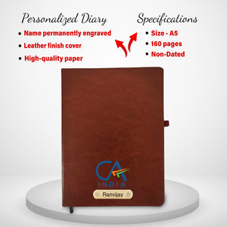 CA Gift Set: Pen & Diary with Name