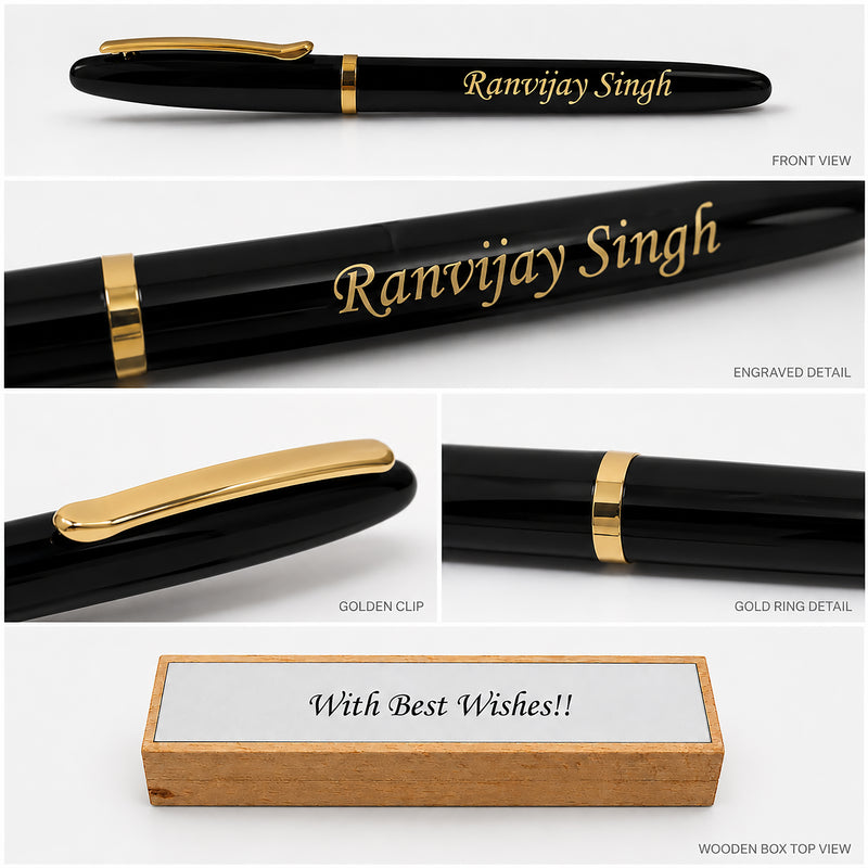Customized Picasso Parri Royce Pen with Wooden Box.