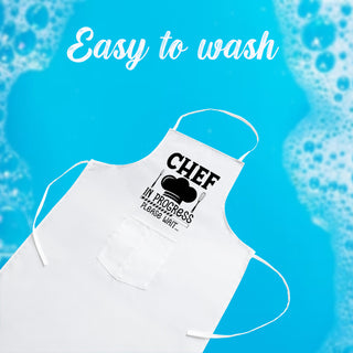 Unisex Cotton Apron with Quote & Unique Design Printed