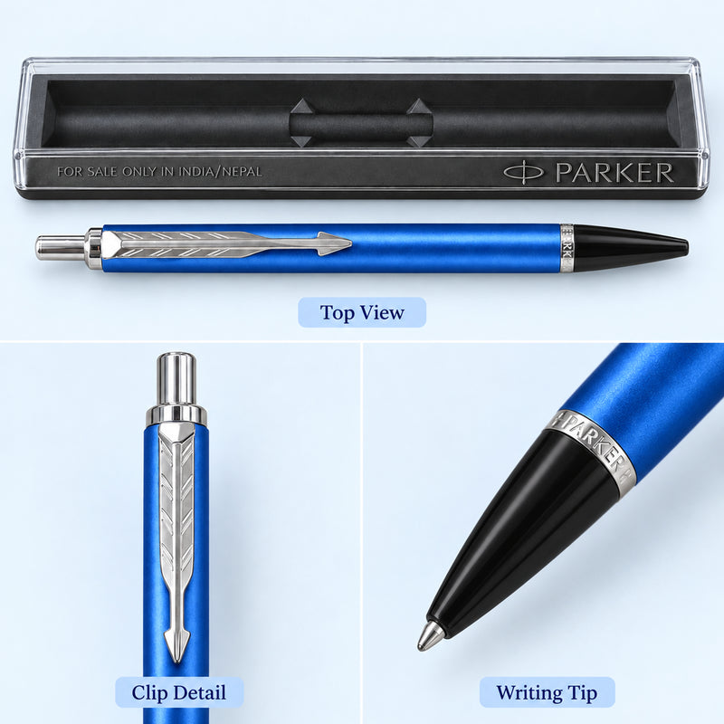 Personalized Blue Parker Ball Pen with Name | Premium Customized Pen for Men & Women | Corporate Gift