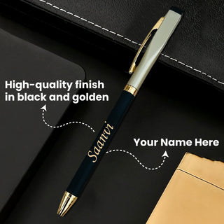 Personalized Pen, Keychain & Clutch Combo with Engraved Name – Gift for Women