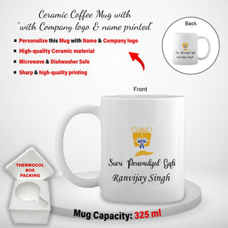 Corporate Gift Set - Black Temperature Bottle & Mug With Company Logo