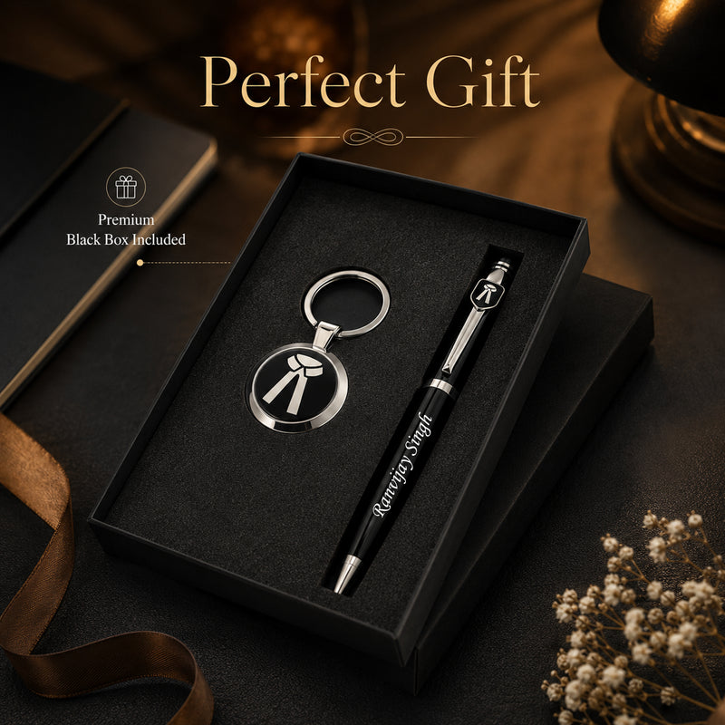 Customized Advocate Pen & Keychain Set.