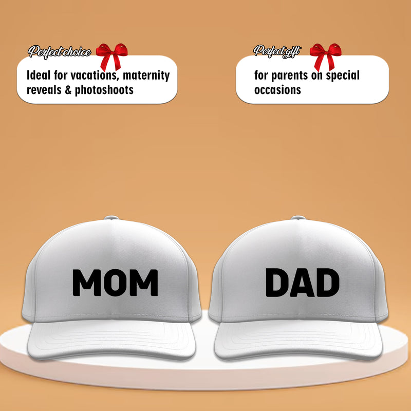 Mom and Dad Cotton Cap Hat – Best Gift For Mom & Dad.
