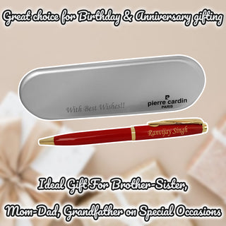 Customized Pen and Box with Name & Message Engraved on Box.