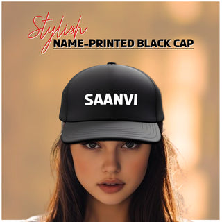 Customized 800 ML Stainless Steel Bottle & Black Cap – With Custom Name.