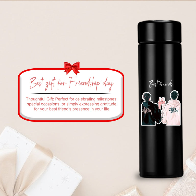 Black Temperature Bottle – Best Friend Design Printed.