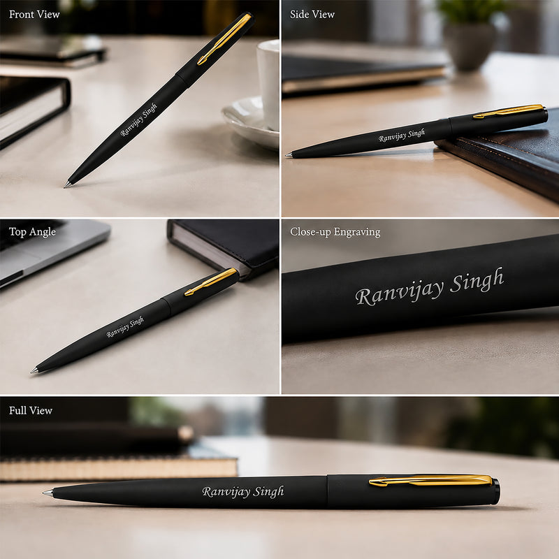 Customized Parker Ball Point Pen with Name Engraved.