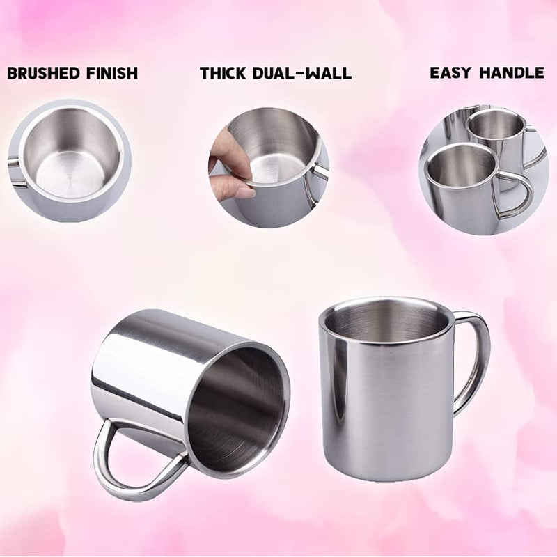 Bhaiya Bhabhi-Steel Mug Set.