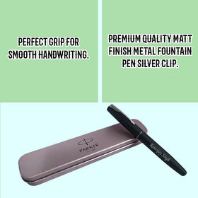 Customized Parker Fountain Pen With Name Engraved.