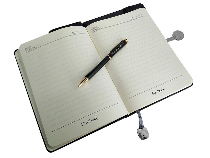 Personalized Executive Diary & Pen with Custom Message