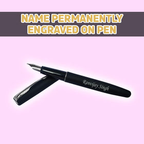 Customized Parker Fountain Pen With Name Engraved.