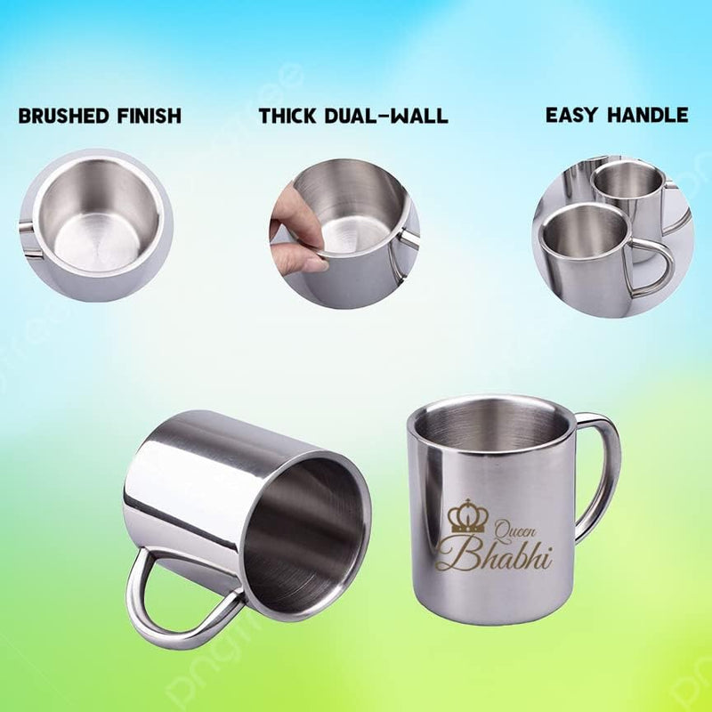 Bro-Bhabhi Mug steel mug