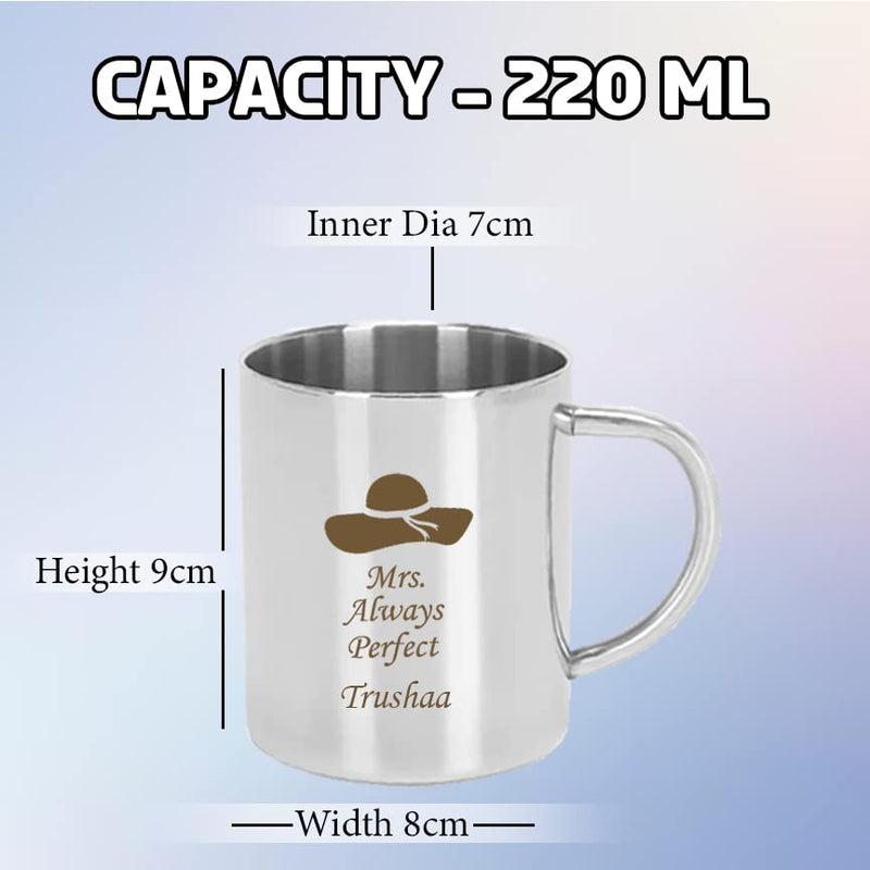 Stainless steel mug