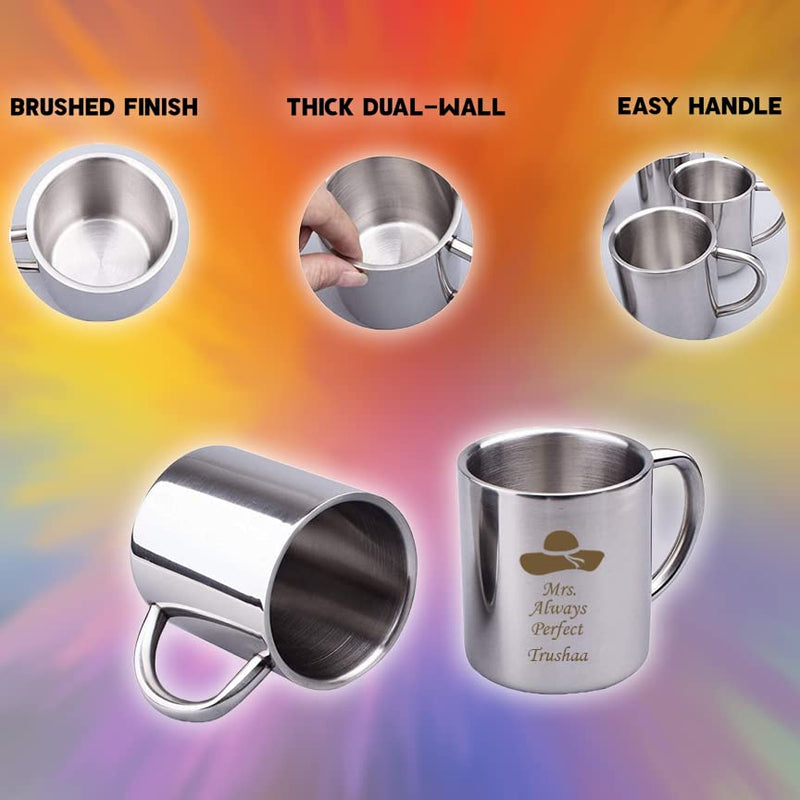 Stainless steel mug