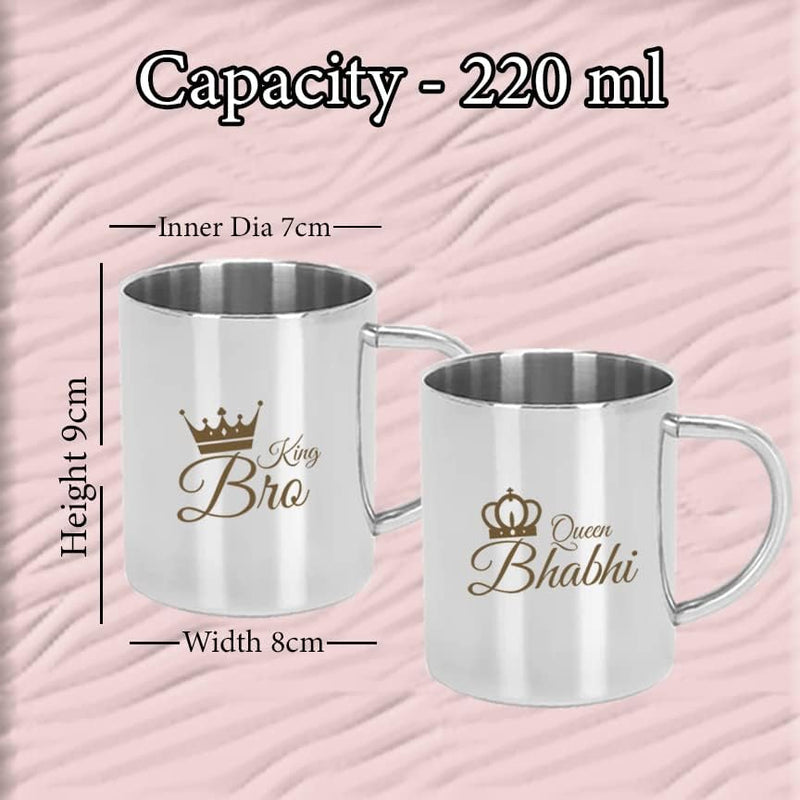 Bro-Bhabhi Mug steel mug