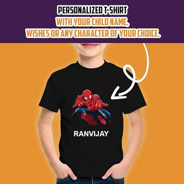 Personalized T-Shirt with Photo, Text, Quote, Wishes Printed for Your Kid