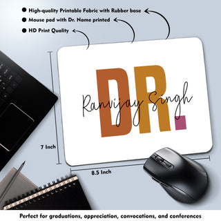 Customized Doctor Gift Set – Printed Bottle, Mug & Mouse Pad with Custom Name | Gifts for Doctors India