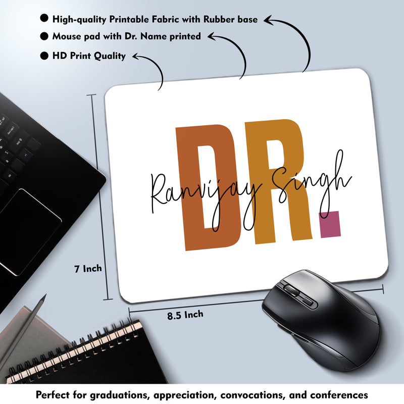 Doctor Gift Set – Printed Bottle, Mug & Mouse Pad with Doctor-Themed Design & Name.