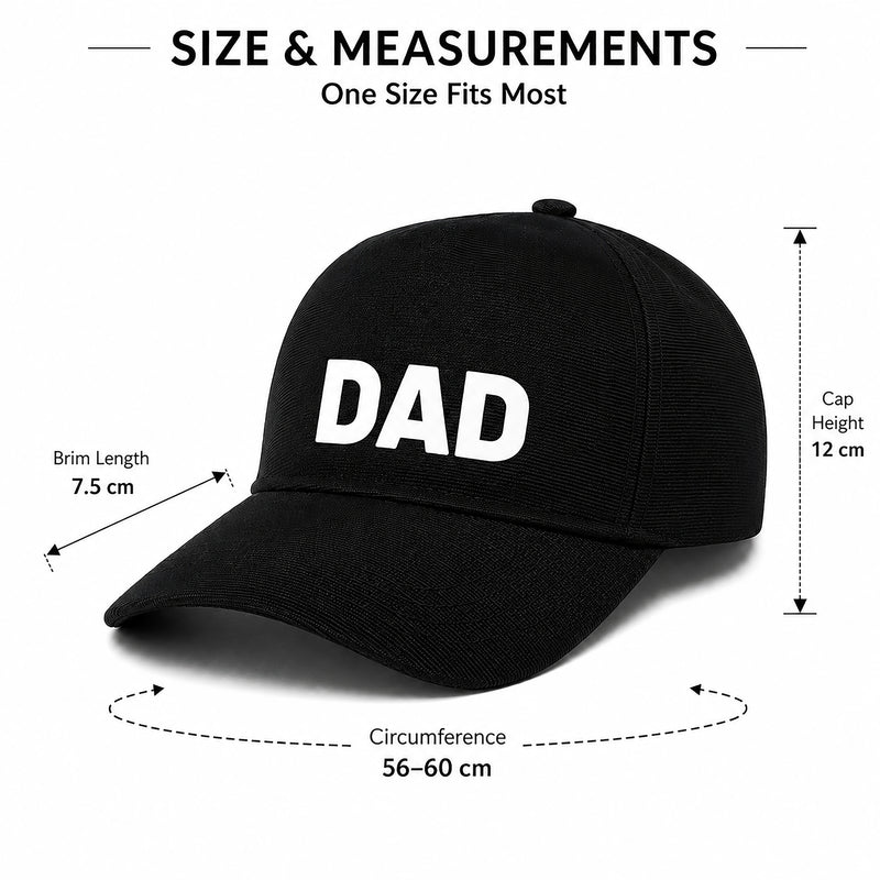 Premium Mom Dad Caps Set of 2 – Cotton Couple Hats for Parents