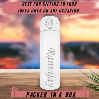 Personalized Insulated Stainless Steel Flask with Engraved Name