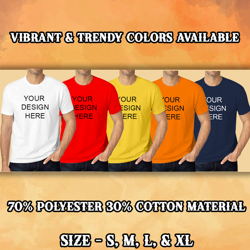 Personalized Round Neck T Shirt