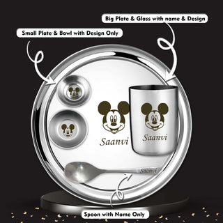 Personalized Kids Meal Set – Name & Favorite Character Engraved