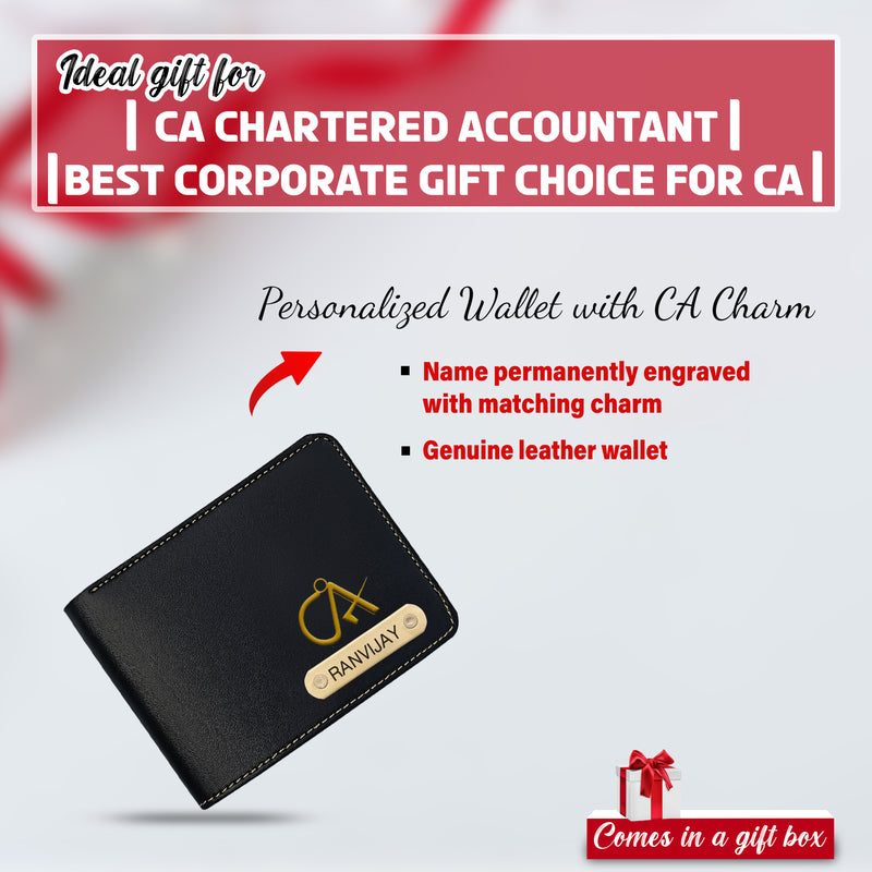 Customized CA Gift Set: Keychain, Water Bottle, Pen, Wallet & Diary.