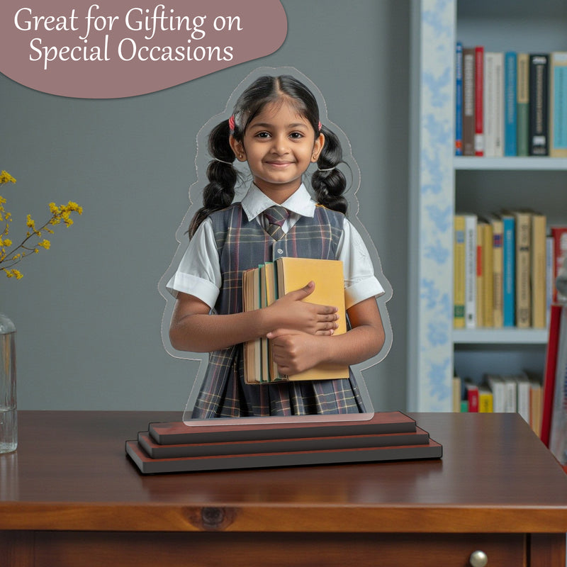 Custom Acrylic Kids Photo Cutout (6x8) | Personalized Table Top Gift