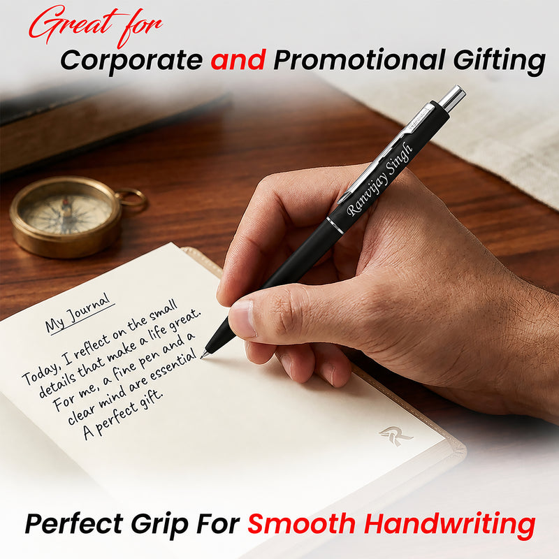 Customized Parker Ball Point Pen With Name Engraved.
