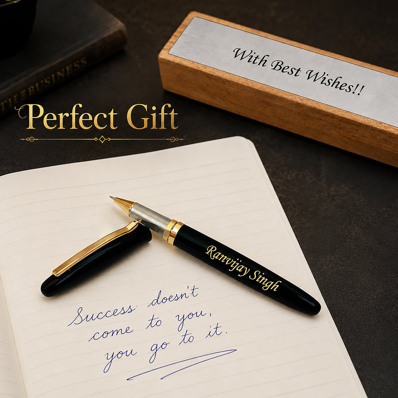 Customized Picasso Parri Royce Pen with Wooden Box.