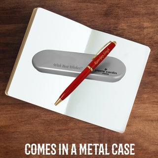 Customized Pen and Box with Name & Message Engraved on Box.