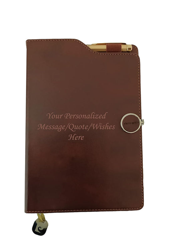 Personalized Executive Diary & Pen with Custom Message