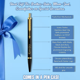 Personalized Parker Pen With Custom Name Engraved.