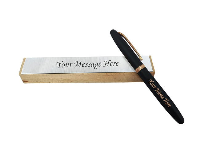 Custom Name Engraved Pen with Box.