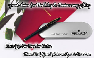 Custom Fountain Pen with Engraved Name & Box.