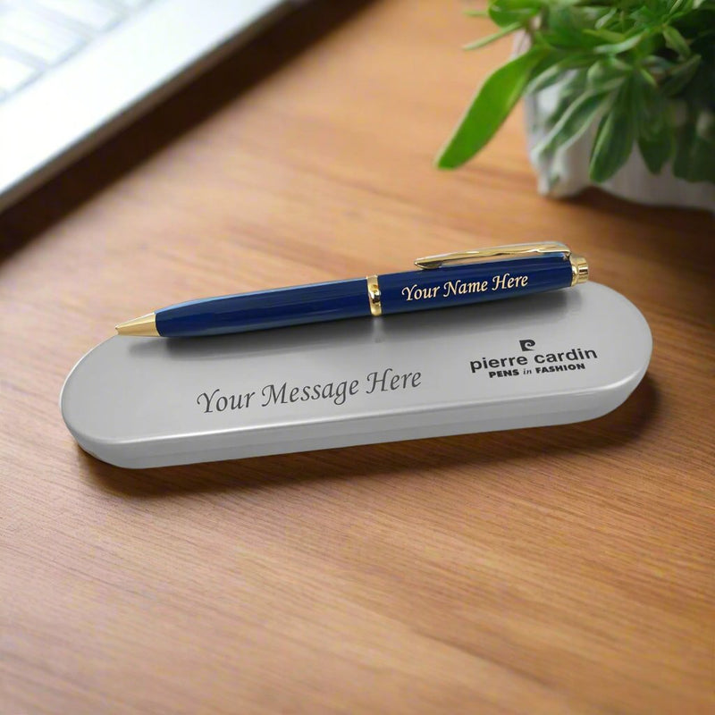 Personalized Pen & Box With Custom Name & Message Engraved.