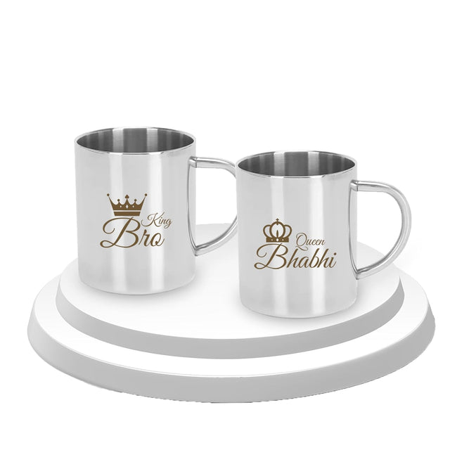 Bro-Bhabhi Mug steel mug