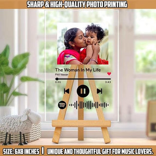 Acrylic Spotify Photo Printed Frame.