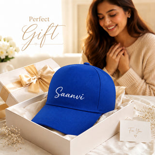 Customized Name Printed Cap for Men & Women.